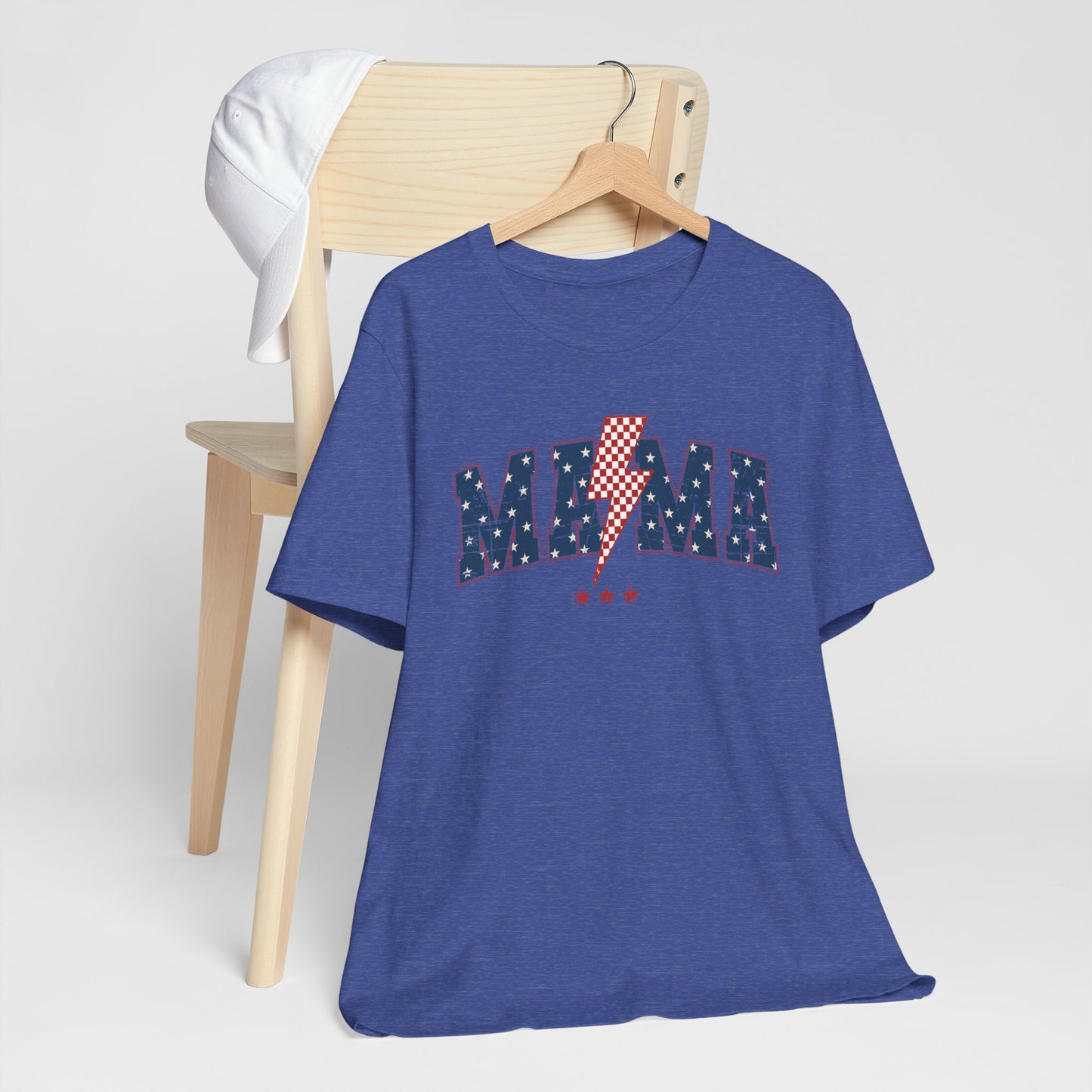 Patriotic Unisex Short Sleeve Tee - 'MAMA' Design