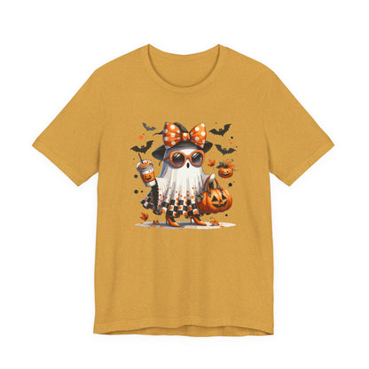 Halloween Ghost Short Sleeve Tee