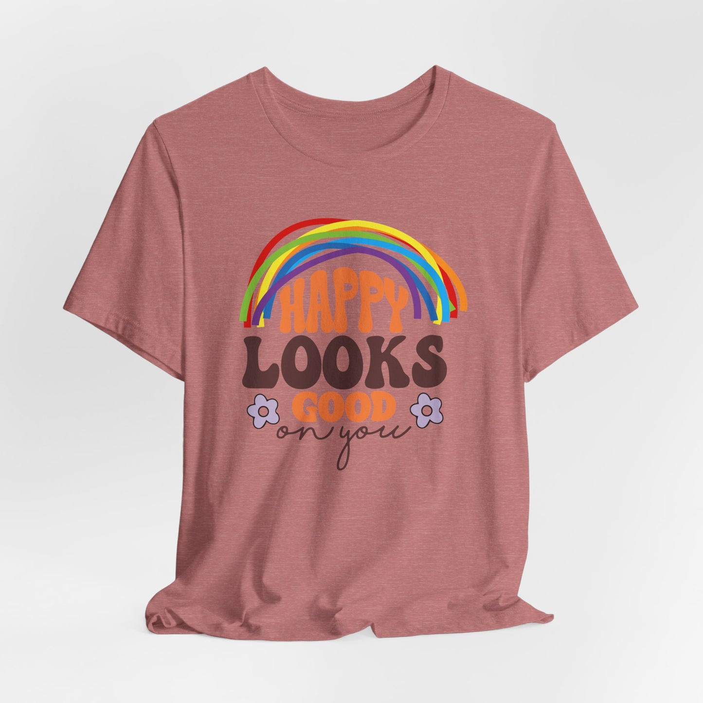 Happy Looks Good on You Tee - Unisex Jersey Short Sleeve T-Shirt for Positive Vibes and Joyful Celebrations