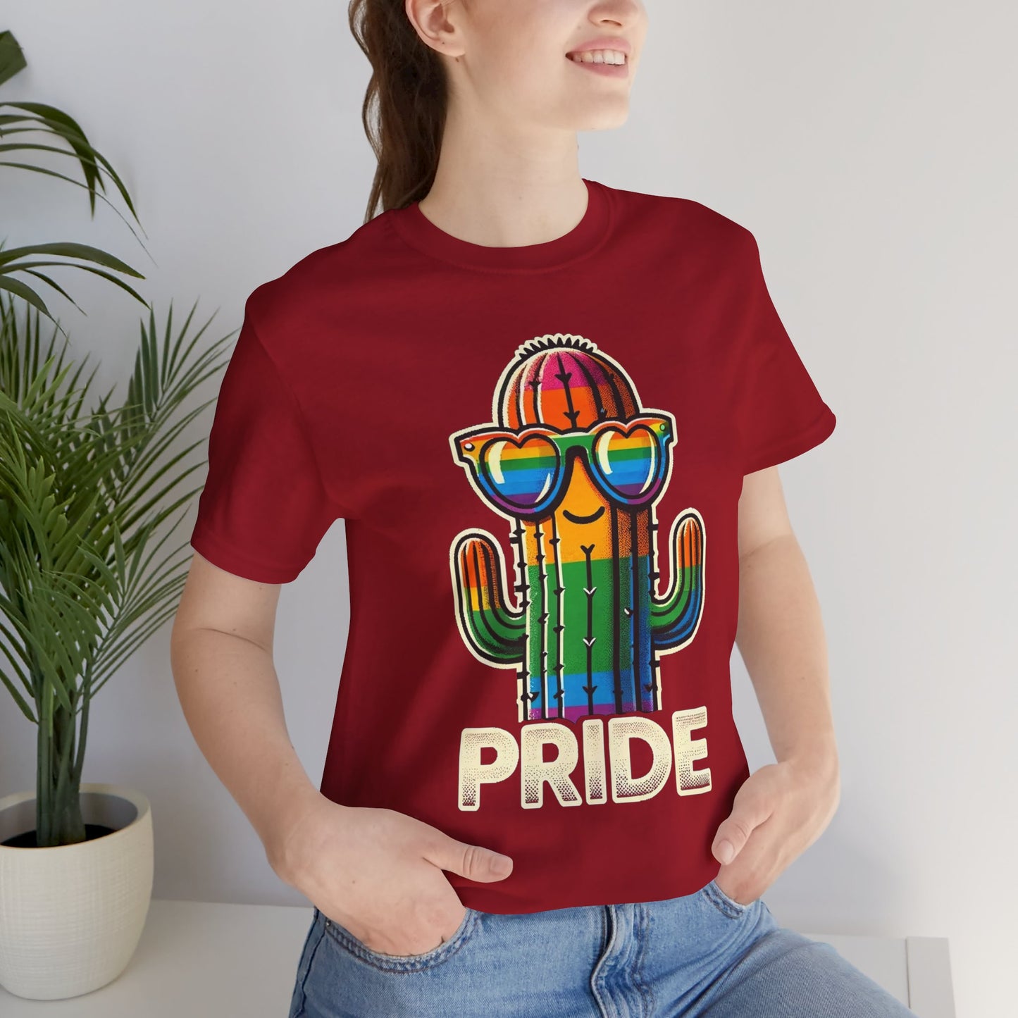 Pride Cactus Unisex Jersey Tee