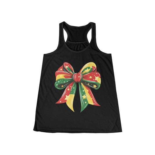 Juneteenth Flowy Racerback Tank - Festive & Fun Summer Style