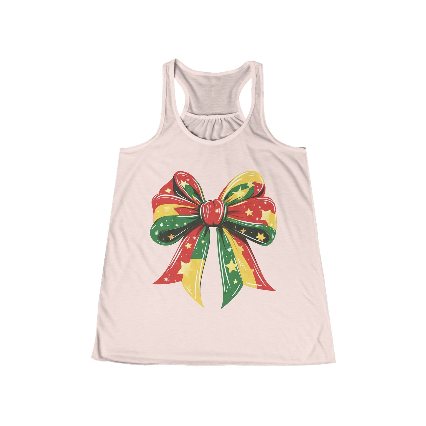 Juneteenth Flowy Racerback Tank - Festive & Fun Summer Style