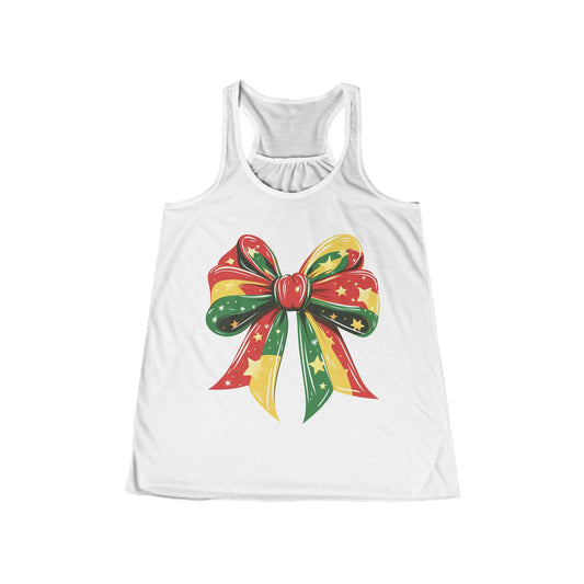 Juneteenth Flowy Racerback Tank - Festive & Fun Summer Style