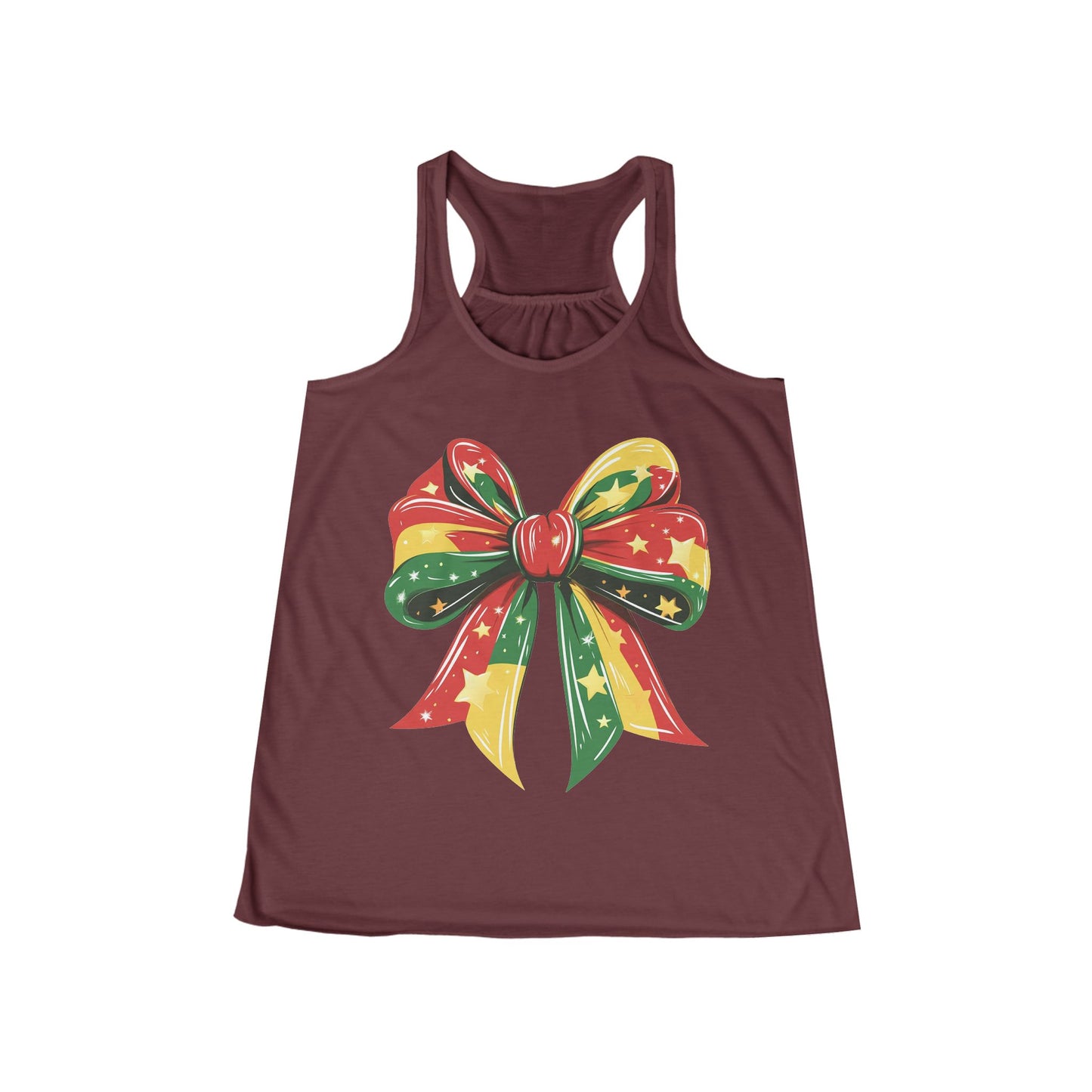 Juneteenth Flowy Racerback Tank - Festive & Fun Summer Style