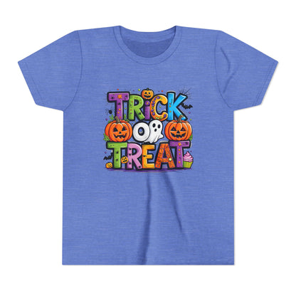 Halloween Youth Short Sleeve Tee, Trick or Treat