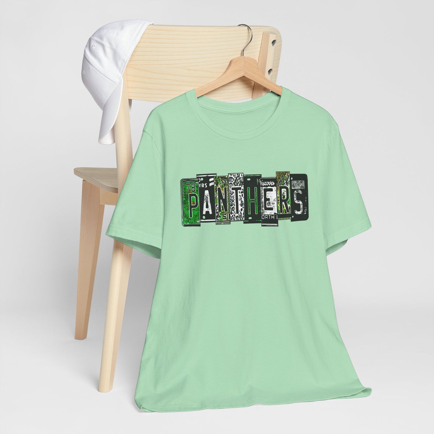 Panthers License Graphic Tee, Casual Everyday Wear, Sports Team Apparel, Unisex Short Sleeve Shirt, Perfect Gift for Fans, Game Day Tee