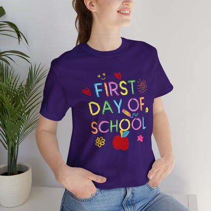 Back-to-School Fun Tee, Unisex Jersey Short Sleeve Tee