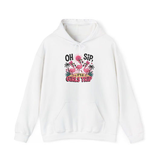 Flamingo Girls Trip Gildan Hoodie