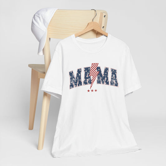Patriotic Unisex Short Sleeve Tee - 'MAMA' Design