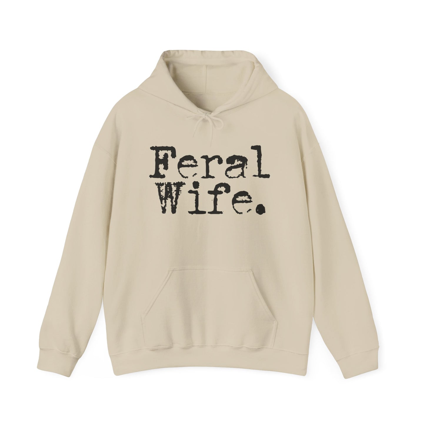 Feral Wife Hoodie - Unisex Heavy Blend™ Sweatshirt for Casual Style