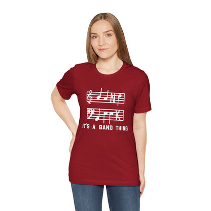 Band Geek White Graphic Bella Canvas Tee shirt