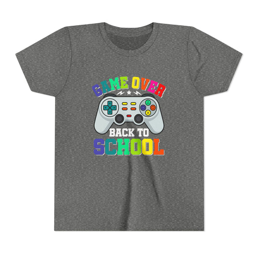 Game Over Back to School Tee for Kids