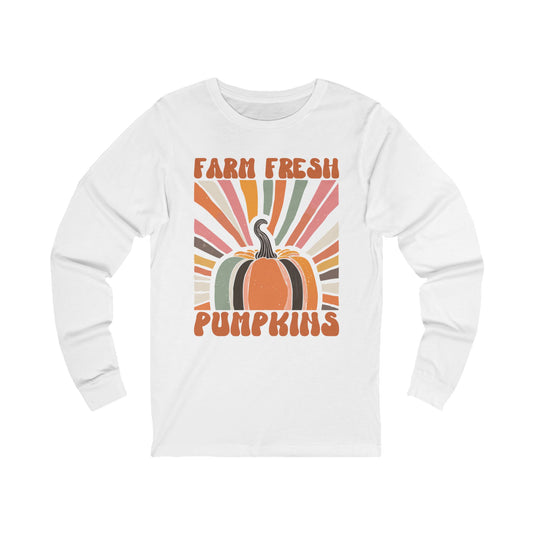 Farm Fresh Pumpkins Long Sleeve Tee
