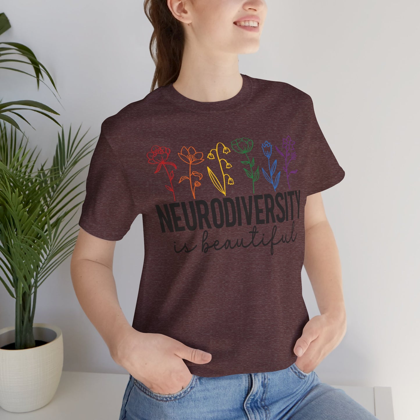 Neurodiversity is Beautiful Tee - Unisex Short Sleeve T-Shirt