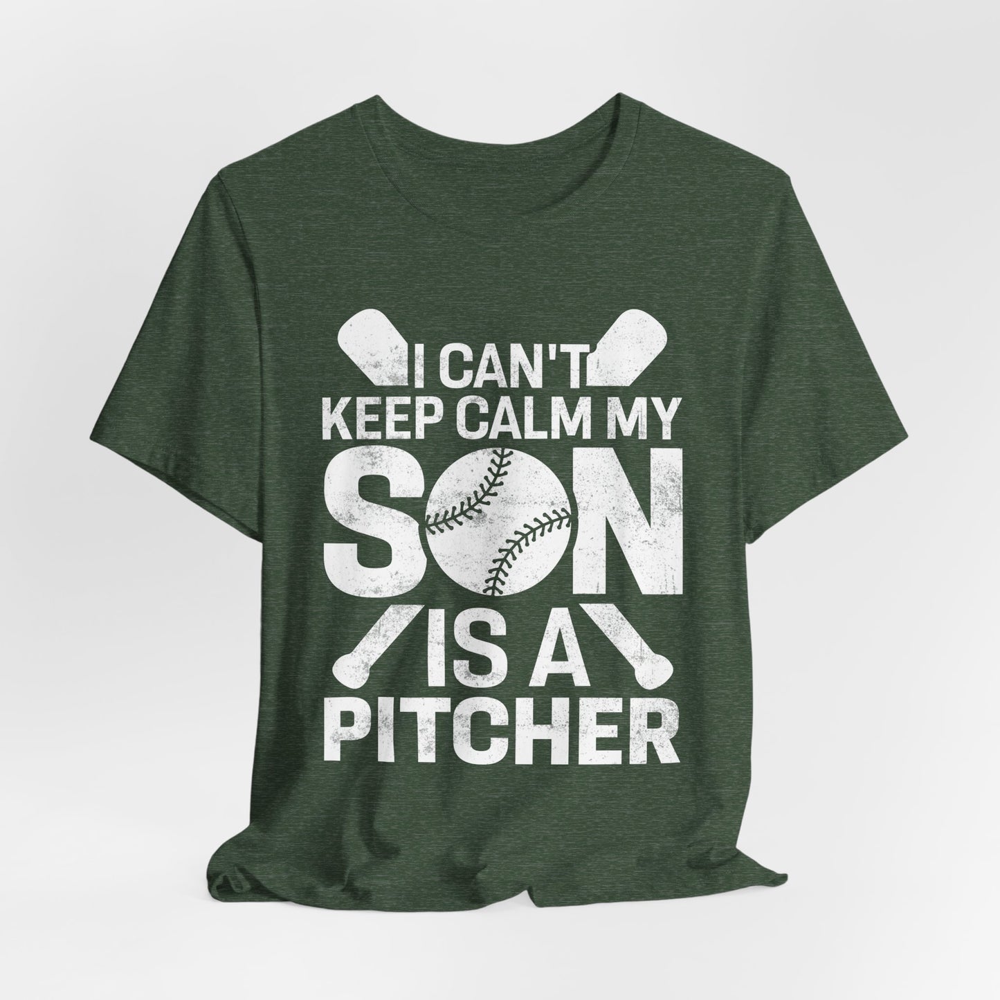 Baseball Mom Tee - 'I Can't Keep Calm My Son Is A Pitcher'
