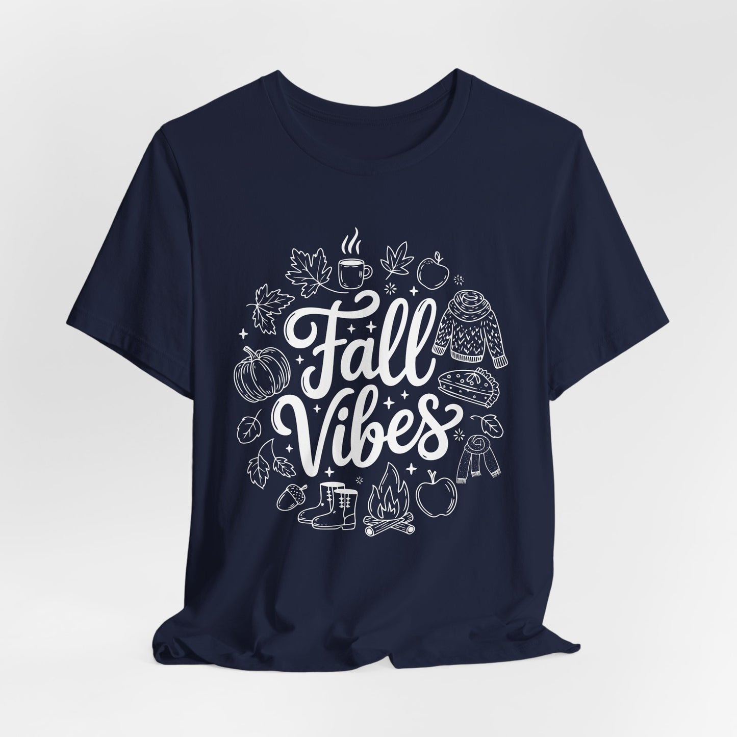 Fall Vibes Unisex Tee - Cozy Autumn T-shirt