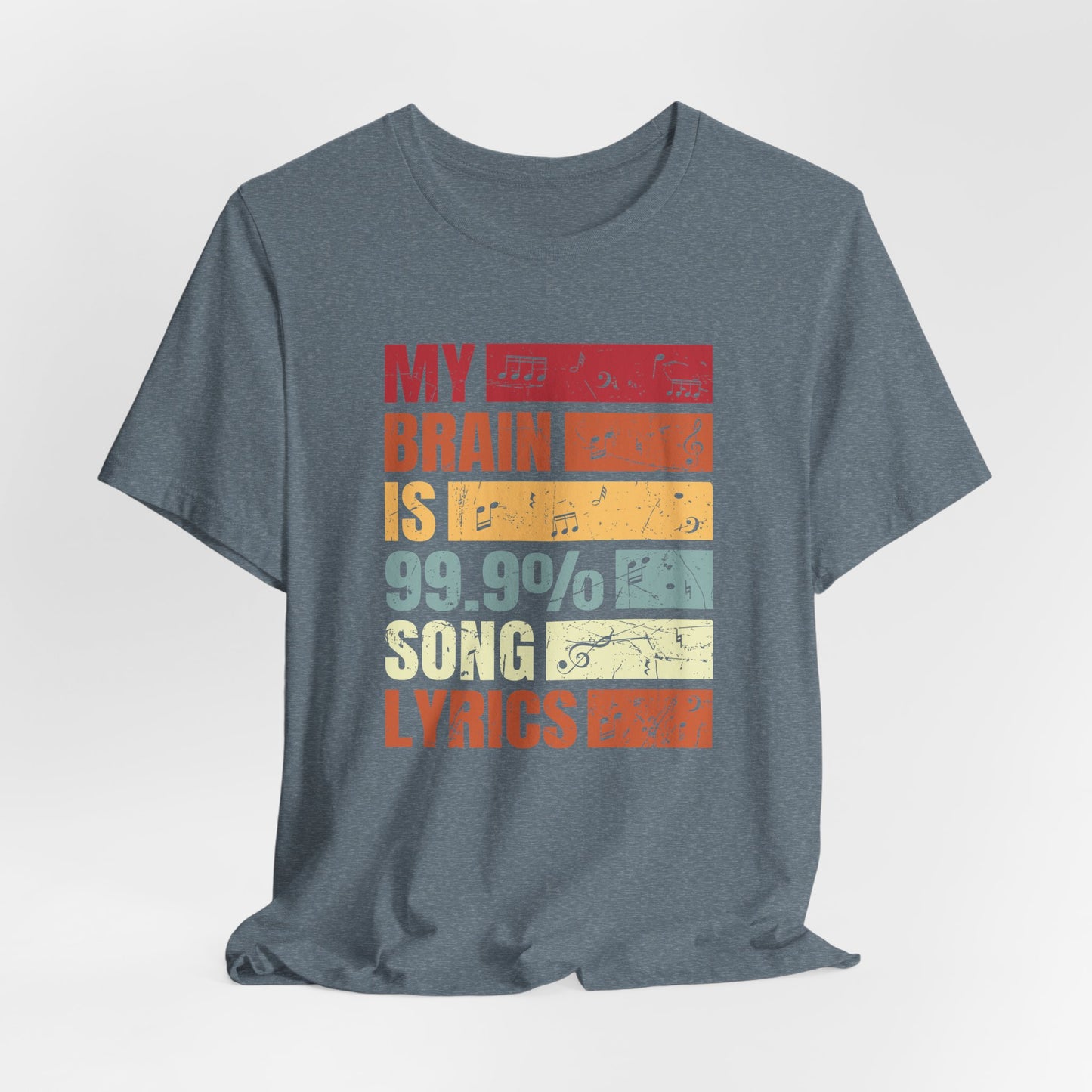 Song Lyrics Unisex Tee, Music Lover Shirt, Gift for Musicians, Funny T-Shirt, Song Lyric Apparel
