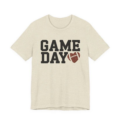Game Day Football Heart Unisex Tee