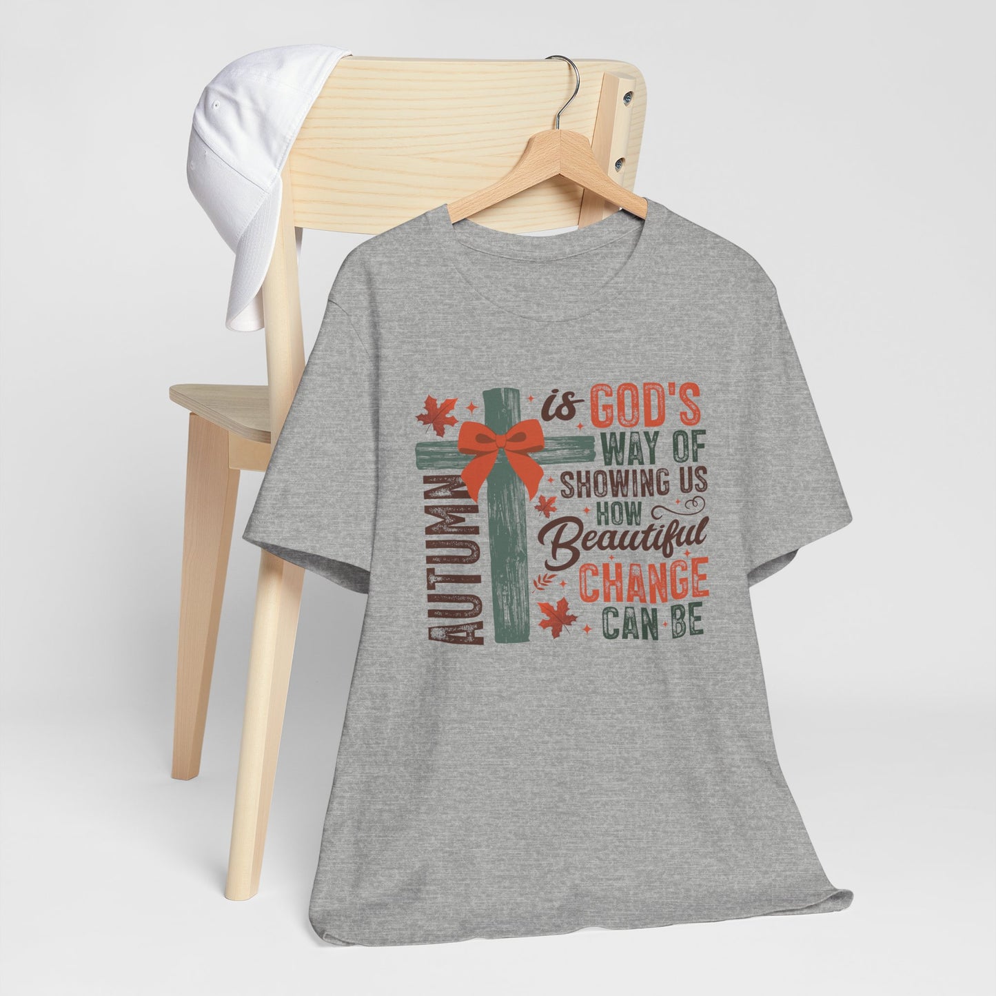 Autumn Faith Unisex Tee - God's Way Showcasing Beautiful Change