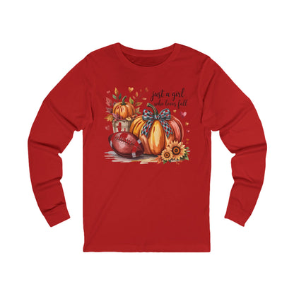 Fall Love Long Sleeve Tee, Cozy Autumn Shirt