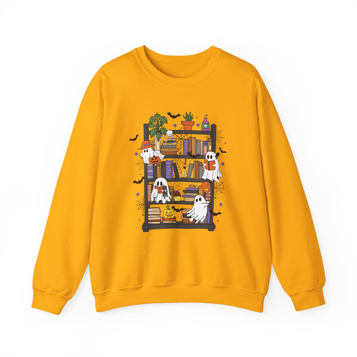 Ghost Library Gildan Crewneck Sweatshirt