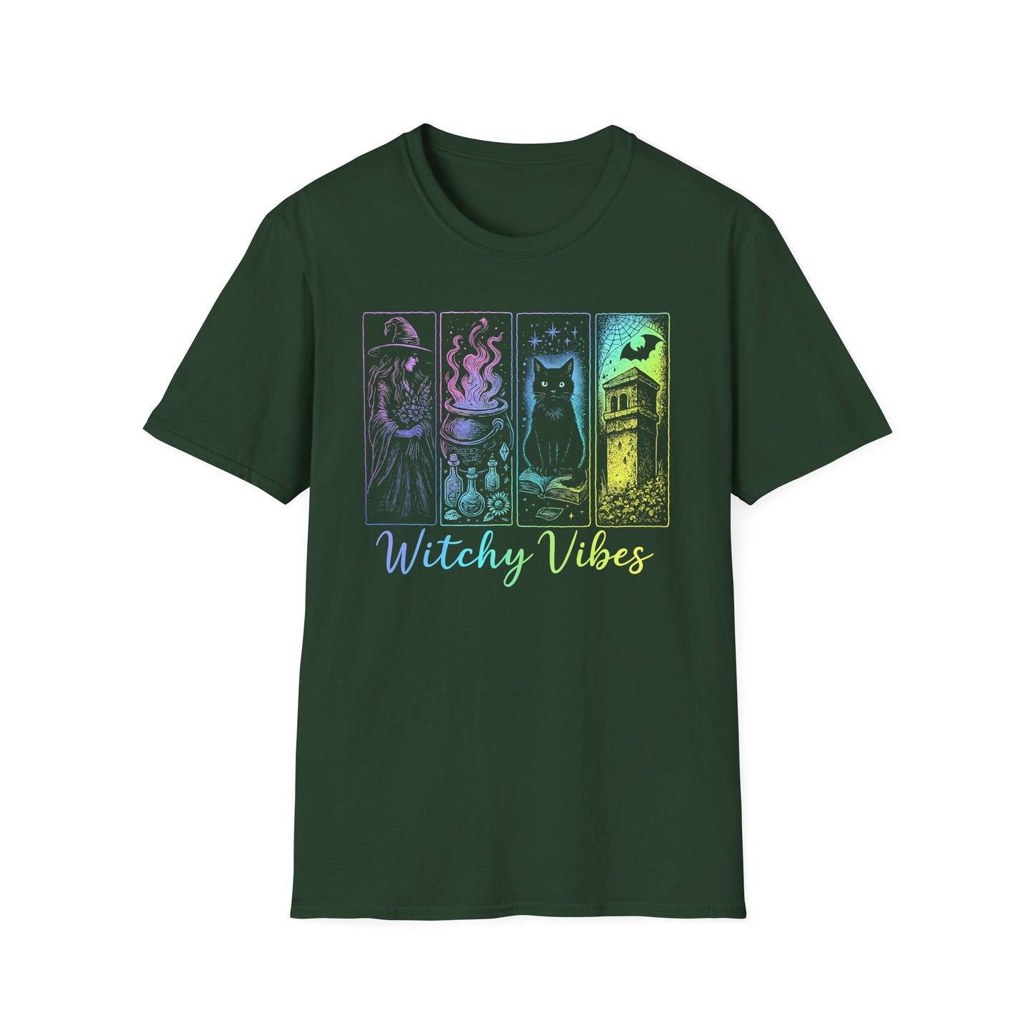 Witchy Vibes Unisex Gildan Softstyle T-Shirt