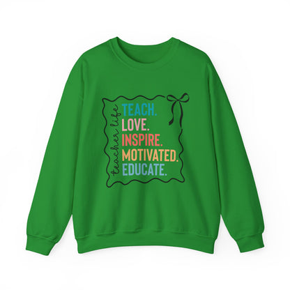 Teach Love Inspire Gildan Crewneck Sweatshirt