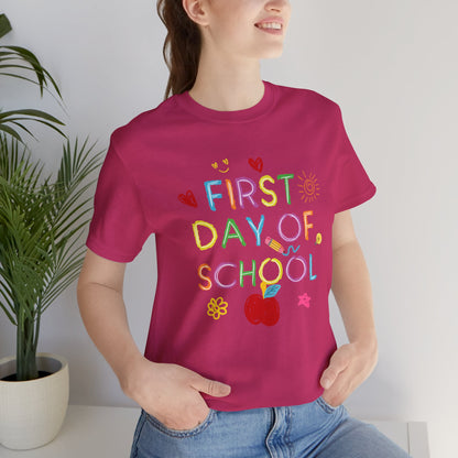 Back-to-School Fun Tee, Unisex Jersey Short Sleeve Tee