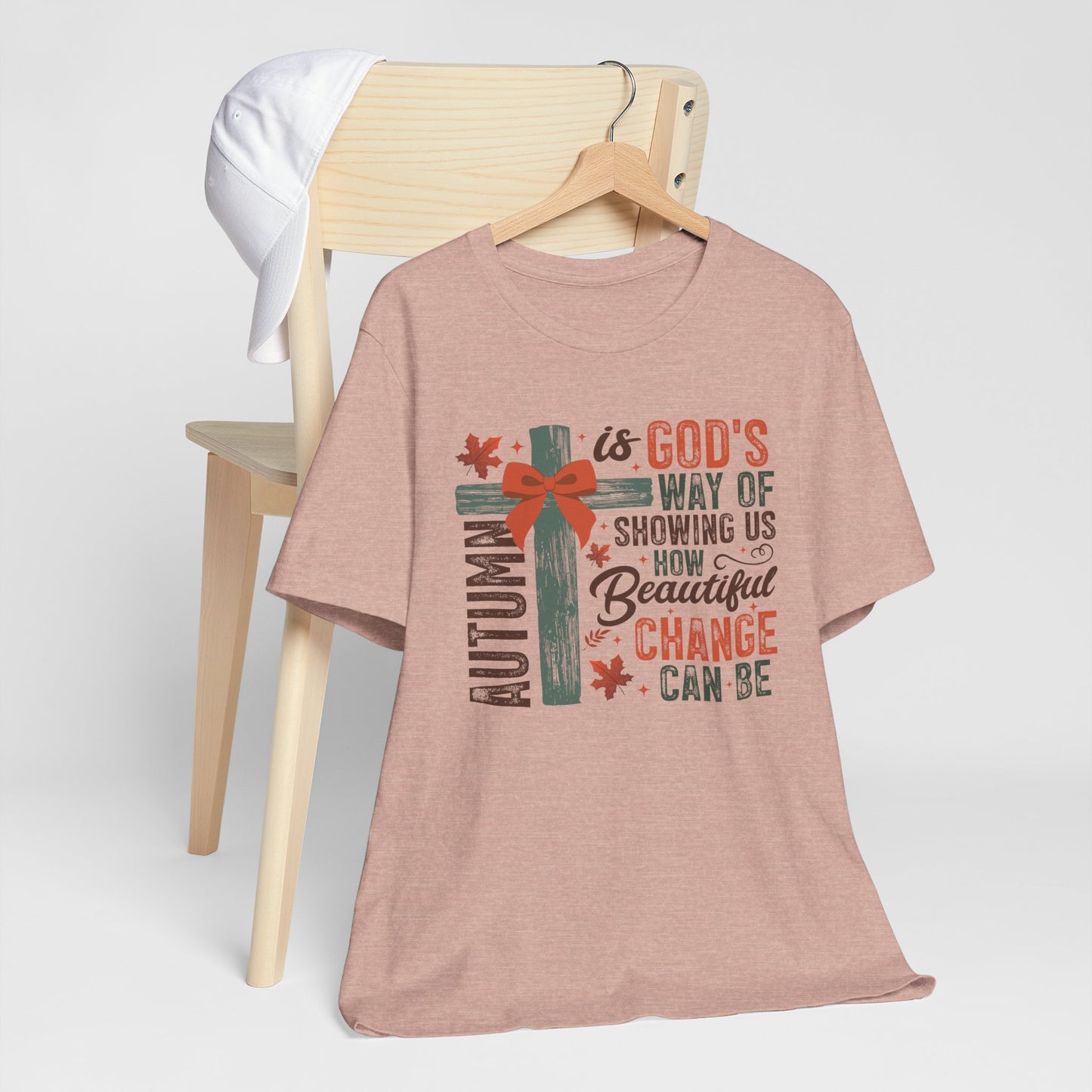 Autumn Faith Unisex Tee - God's Way Showcasing Beautiful Change