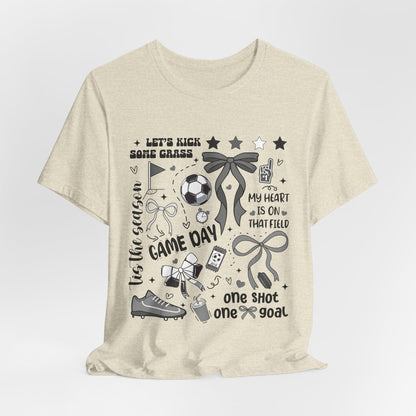 Soccer Game Day Collage Bella Canvas Tee