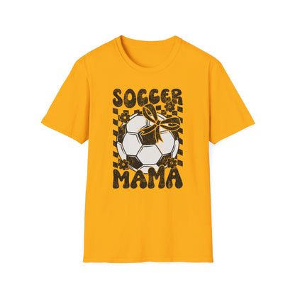 Soccer Mama Checkered Bella Canvas Tee