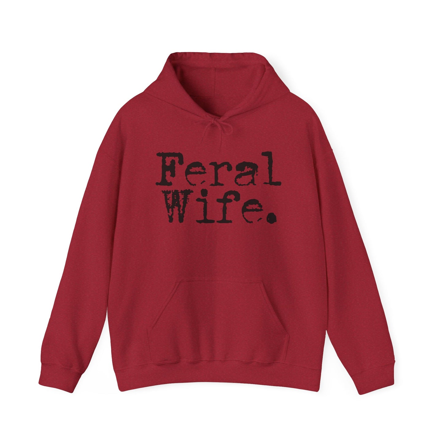 Feral Wife Hoodie - Unisex Heavy Blend™ Sweatshirt for Casual Style