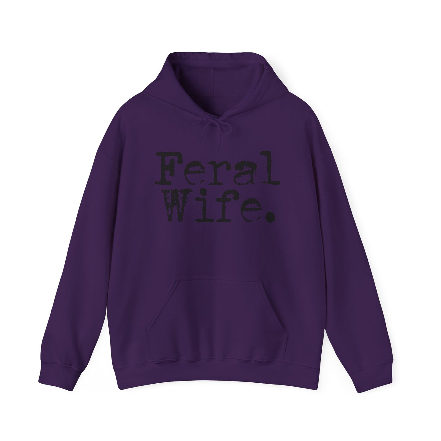 Feral Wife Hoodie - Unisex Heavy Blend™ Sweatshirt for Casual Style