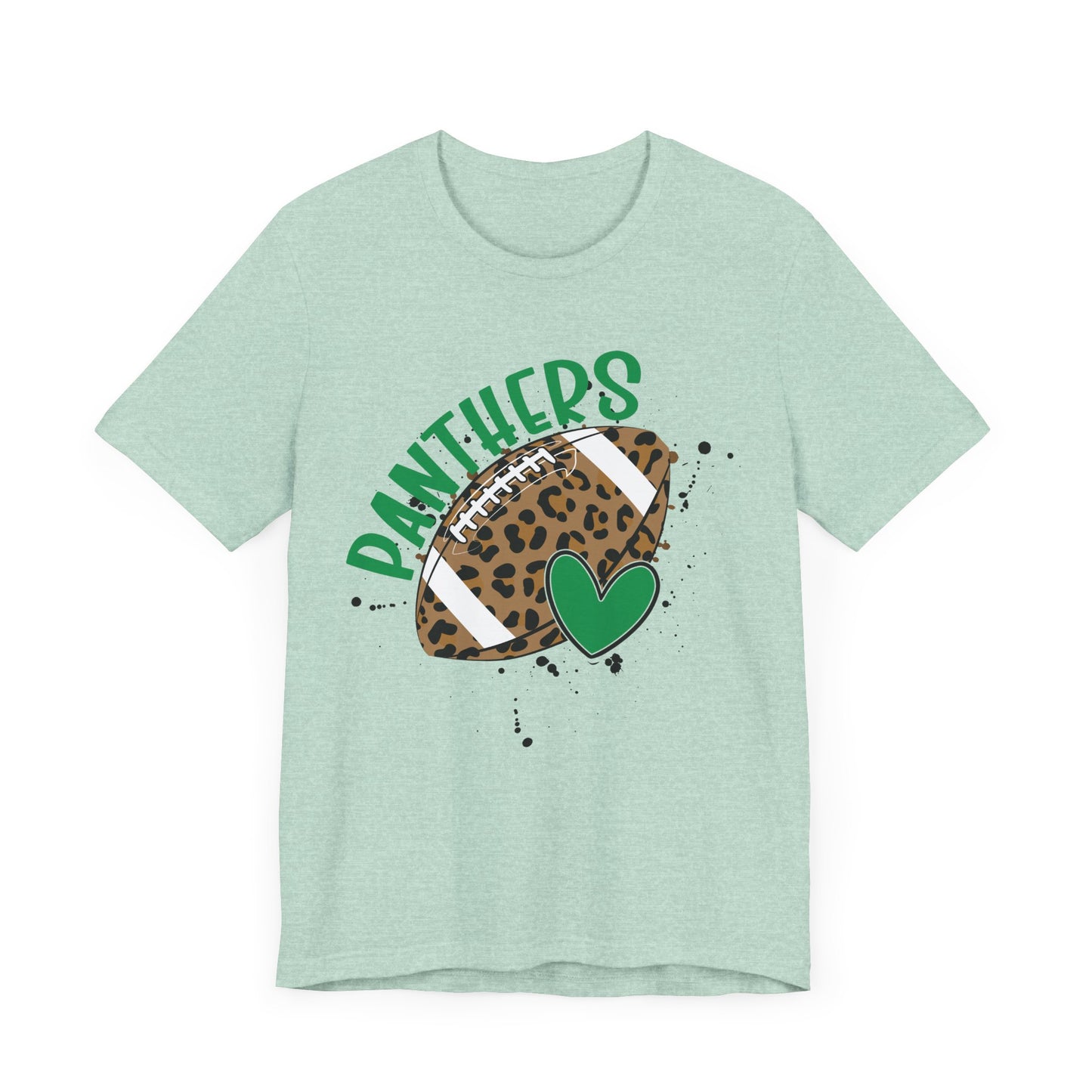 PANTHERS Spirit Unisex Tee - Leopard Football Design