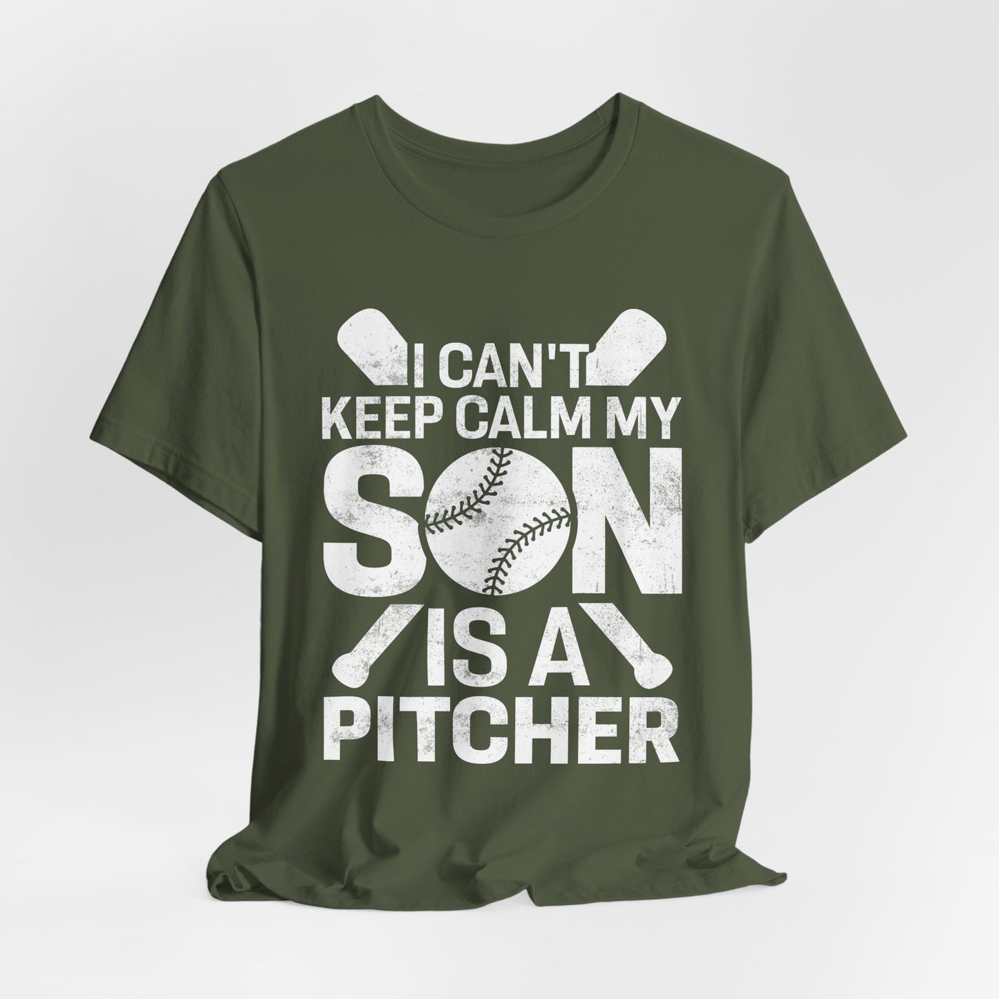 Baseball Mom Tee - 'I Can't Keep Calm My Son Is A Pitcher'