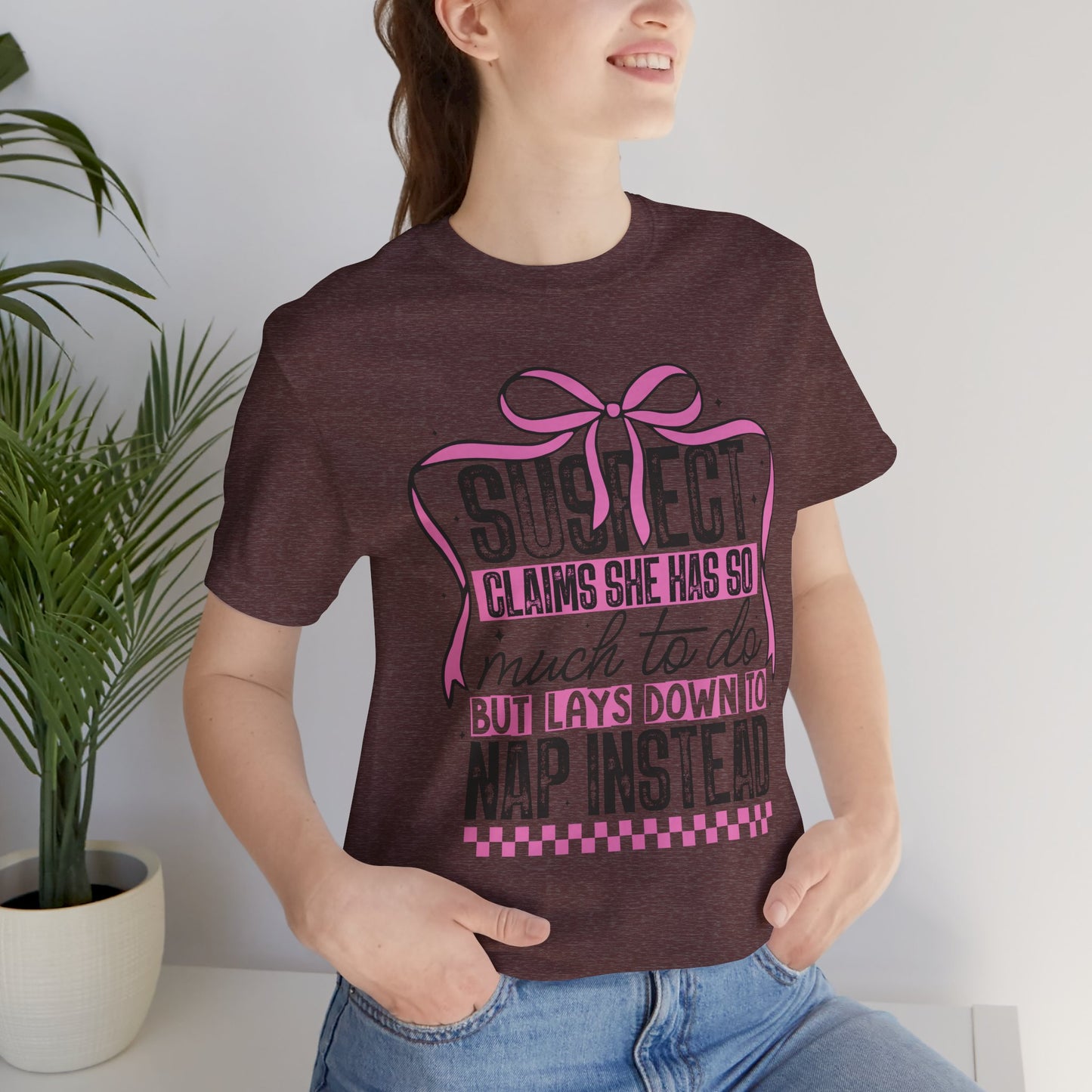 Funny Nap Instead Tee, Unisex Jersey Short Sleeve Shirt