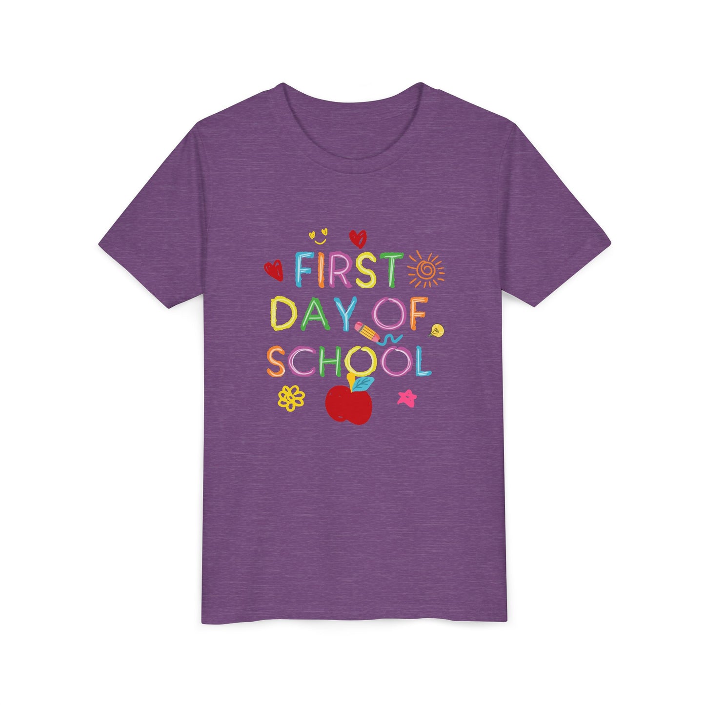 Back to School Youth Tee, First Day of School Shirt