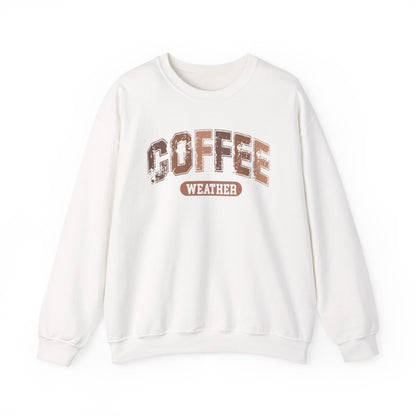 Coffee Weather Gildan Crewneck Sweatshirt