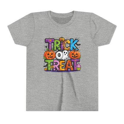Halloween Youth Short Sleeve Tee, Trick or Treat