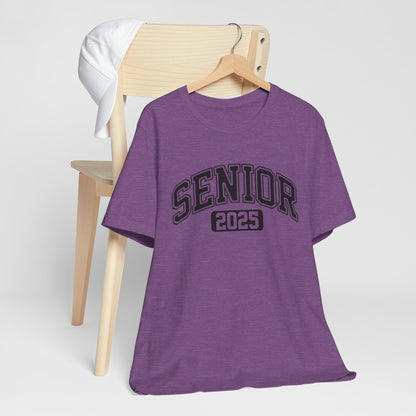 Senior 2025 Unisex Jersey Tee, Graduation Shirt, Class of 2025 Apparel, Senior Year T-Shirt, Back to School Top
