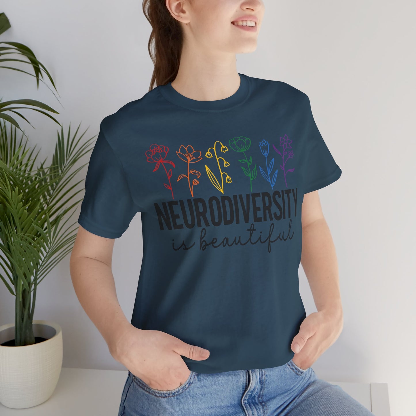 Neurodiversity is Beautiful Tee - Unisex Short Sleeve T-Shirt