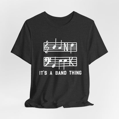 Band Geek White Graphic Bella Canvas Tee shirt