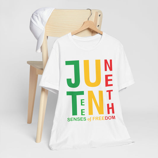 Juneteenth Freedom Tee - Unisex Jersey Short Sleeve T-Shirt