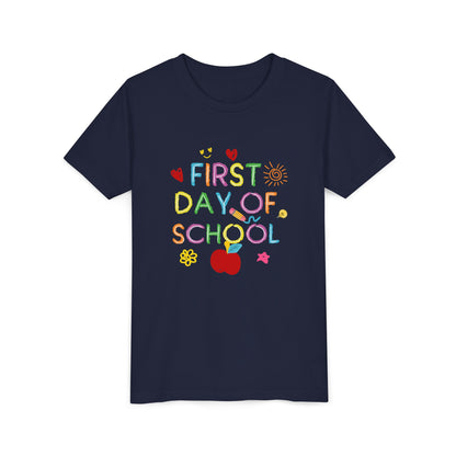 Back to School Youth Tee, First Day of School Shirt