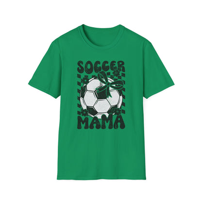 Soccer Mama Checkered Bella Canvas Tee