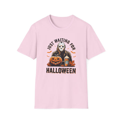 Just Waiting for Halloween Movie Graphic Tee, Unisex Softstyle T-Shirt