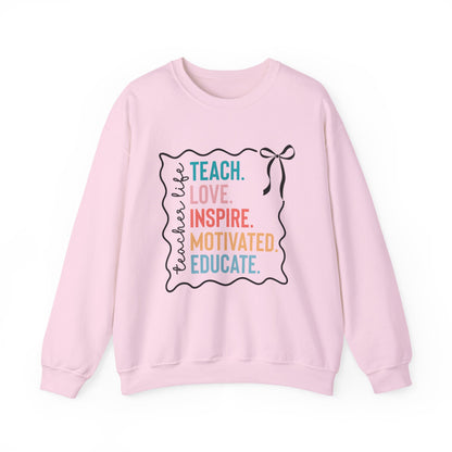 Teach Love Inspire Gildan Crewneck Sweatshirt