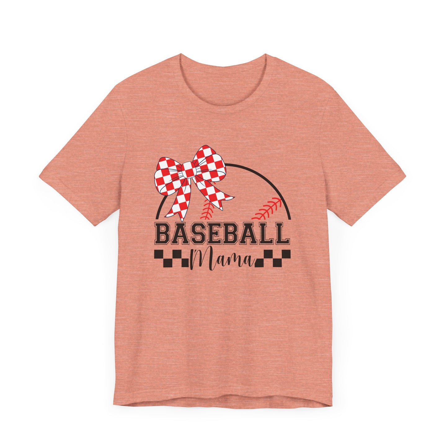 Baseball Mama Tee - Cute Unisex Jersey Short Sleeve T-Shirt for Sports Moms, Perfect for Game Day, Mother's Day Gifts, Casual Wear