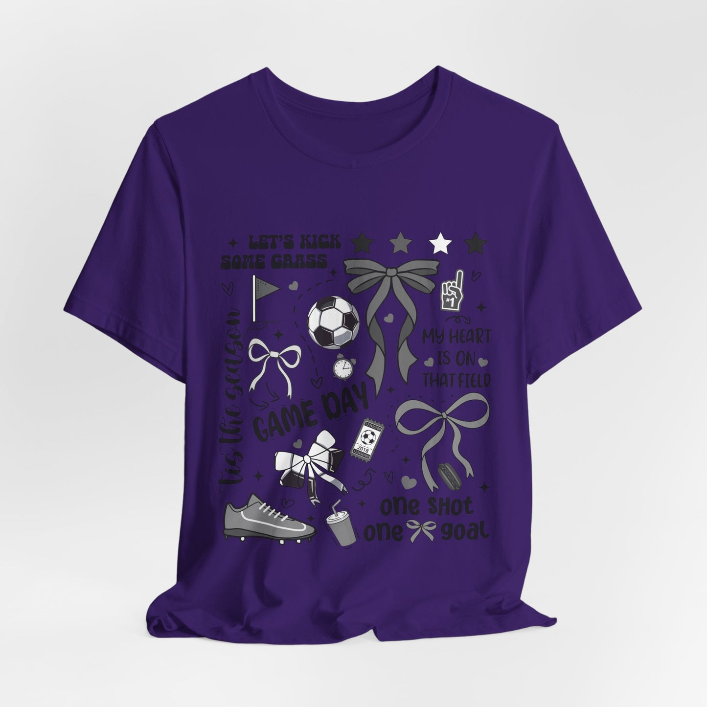 Soccer Game Day Collage Bella Canvas Tee