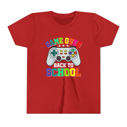 Game Over Back to School Tee for Kids
